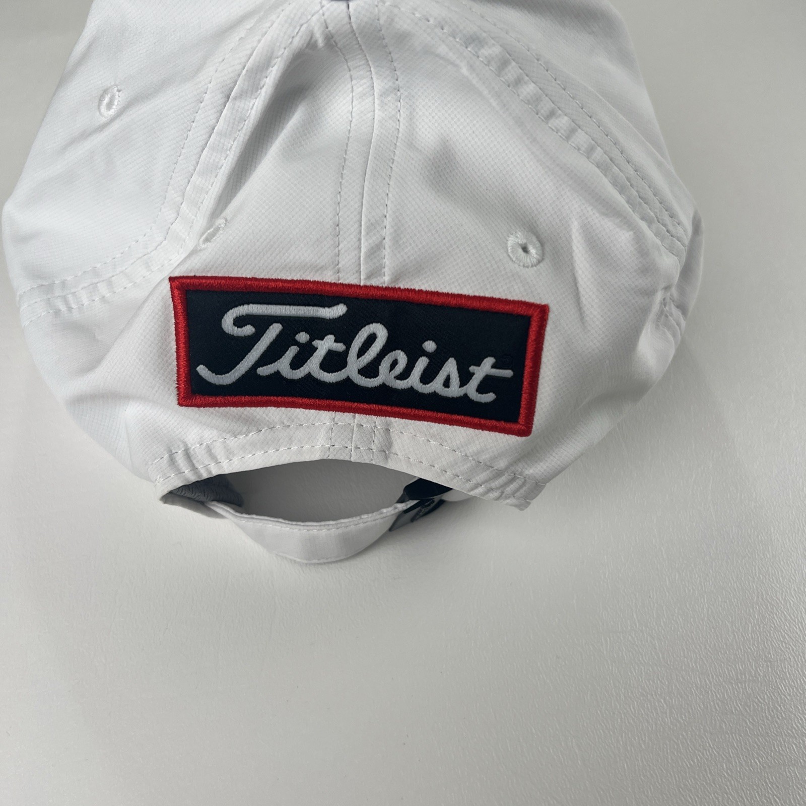 Titleist Pro V1 FJ Golf Performance Hat Adjustable Men’s White Black PGA Tour