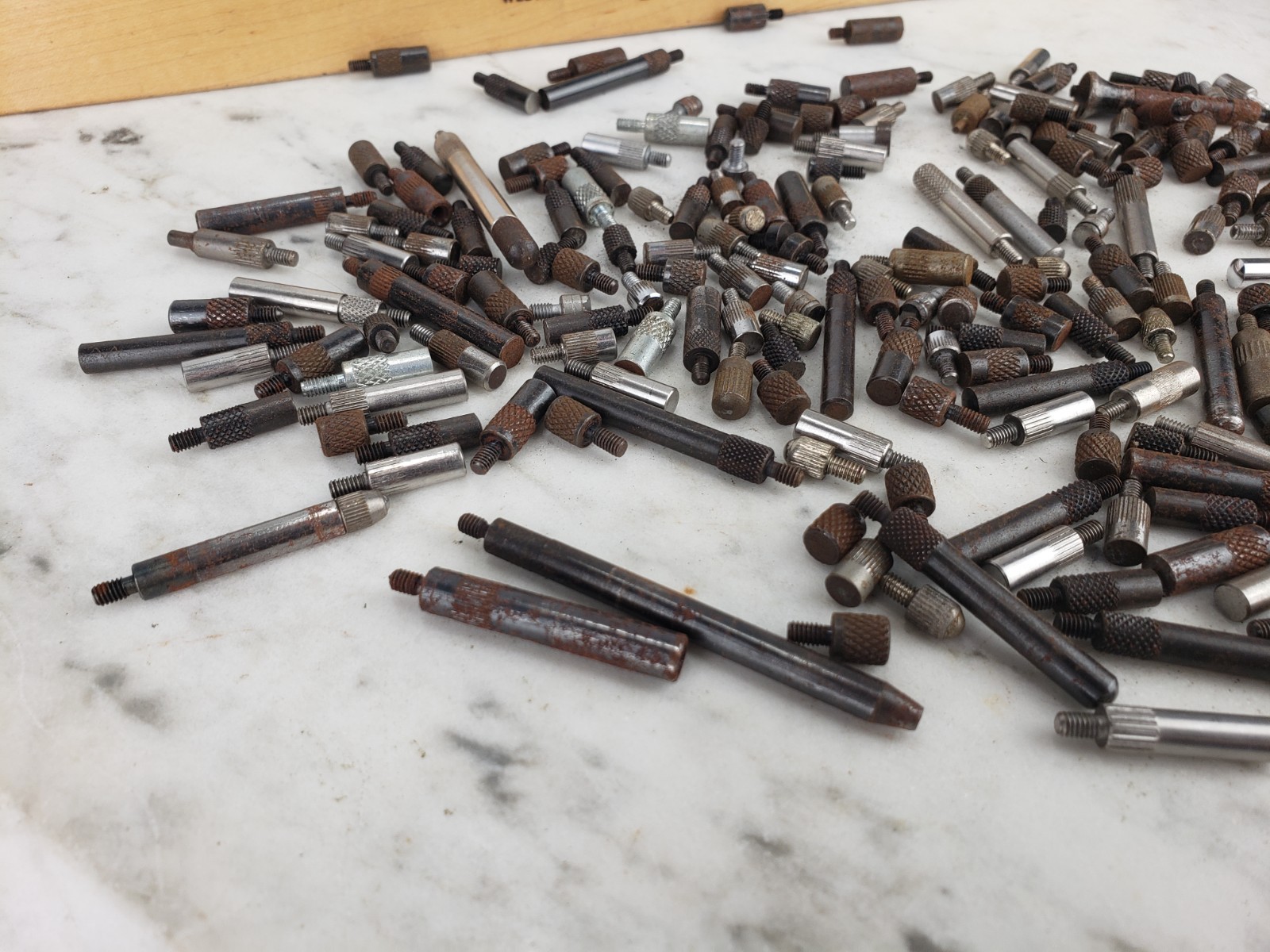 140x Lot Indicator Point Contact Tip Adapters Machinist Dial Indicator Flat Tool
