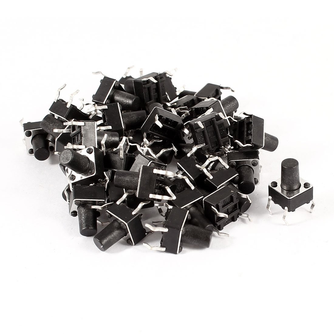 uxcell 40 Pcs 6x6x8.5mm PCB Tactile Tact Push Button Micro Momentary Switch