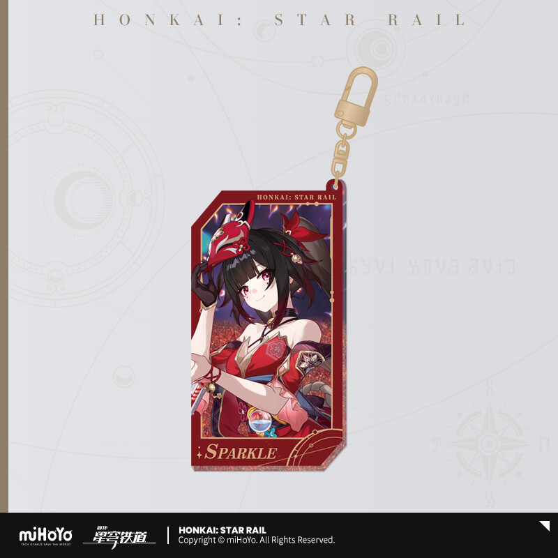 miHoYo Honkai: Star Rail Sparkle Keychain Quicksand Acrylic Keyring Official