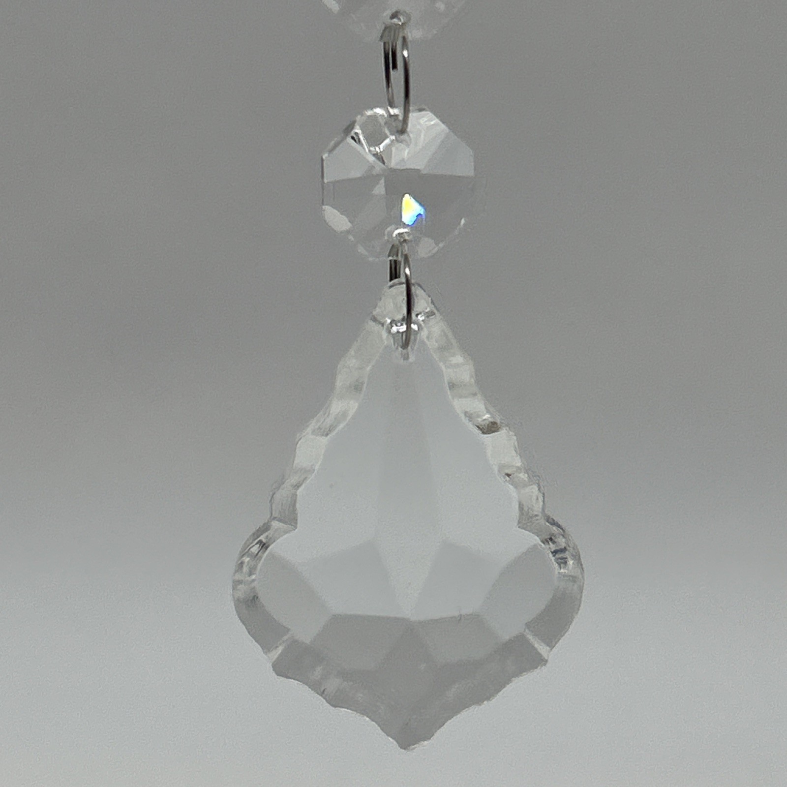 Upcycled Spoon Crystal Sun Catcher Ornament Gift Silverware Bent Cutlery