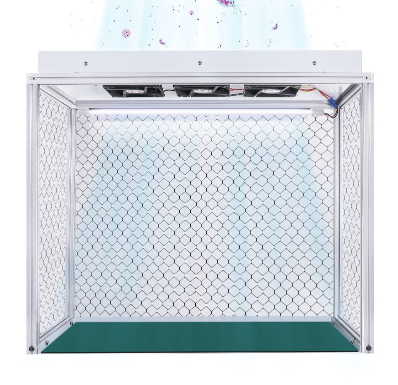 110V Vertical Air Flow Clean Bench Dust Free Workstation for Lab Workshop