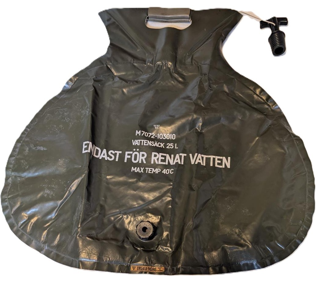 Authentic Swedish Army Water Bag 25L  6.6 Gallon