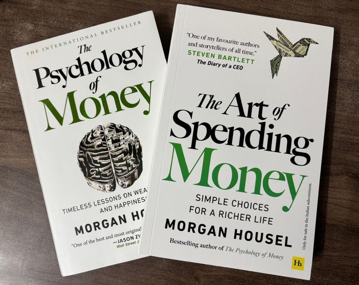 The Art of Spending Money & Psychology of Money by Morgan Housel, Paperback...