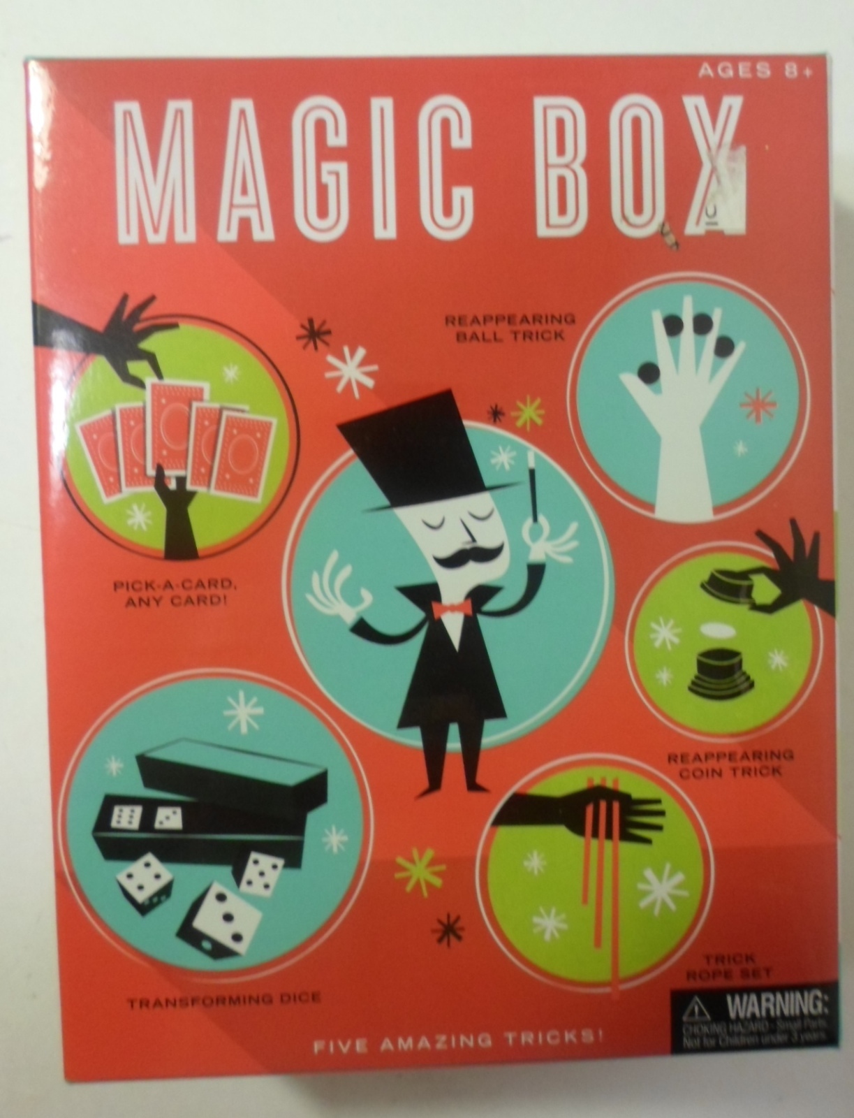 Magic Box 5 Amazing Tricks (2012 Merchsource 30929) OPEN BOX