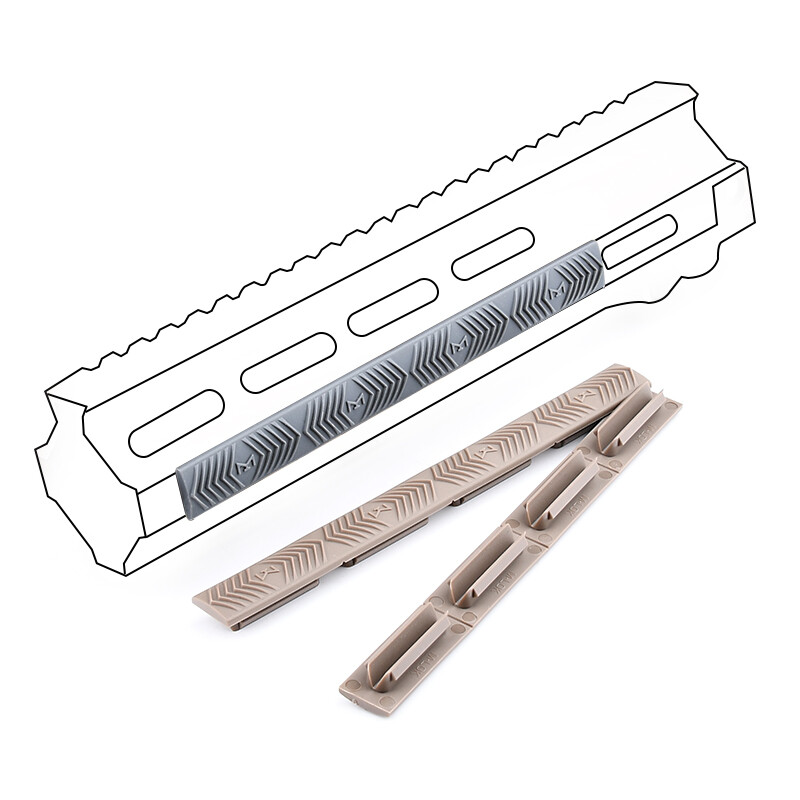 M-LOK System Rail Protector Covers Protection Covers 4pcs For Mlok Rail