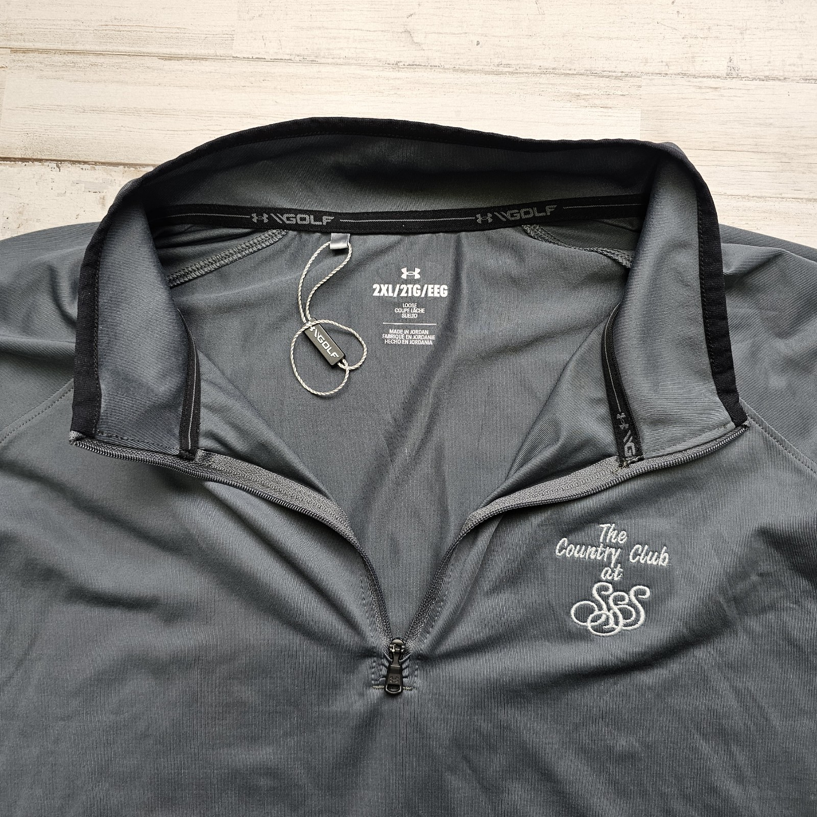 The Country Club at Silver Springs Shores Under Armour Golf Jacket 2XL Gray XXL