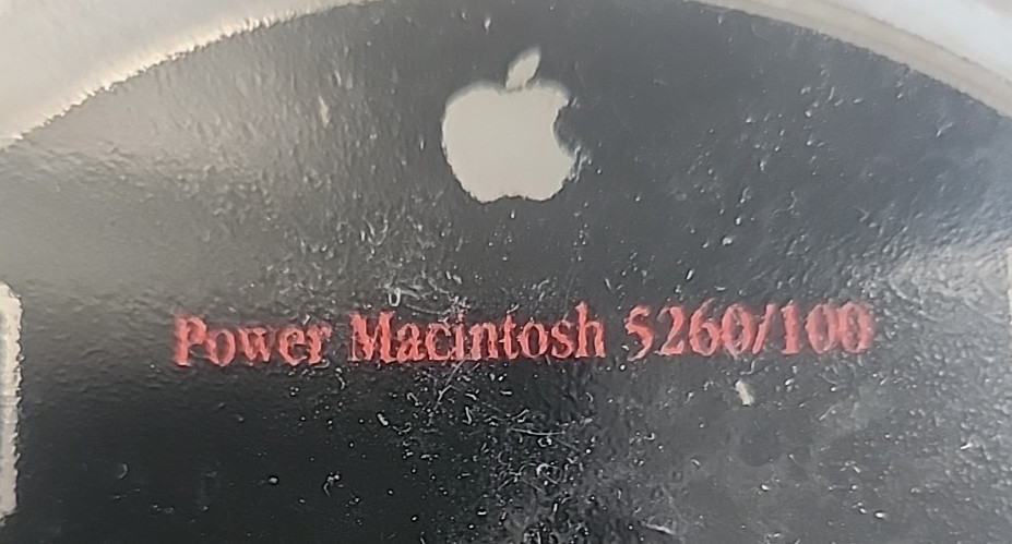 Apple 1996 System Software And Other Programs Power Macintosh 5260 / 100