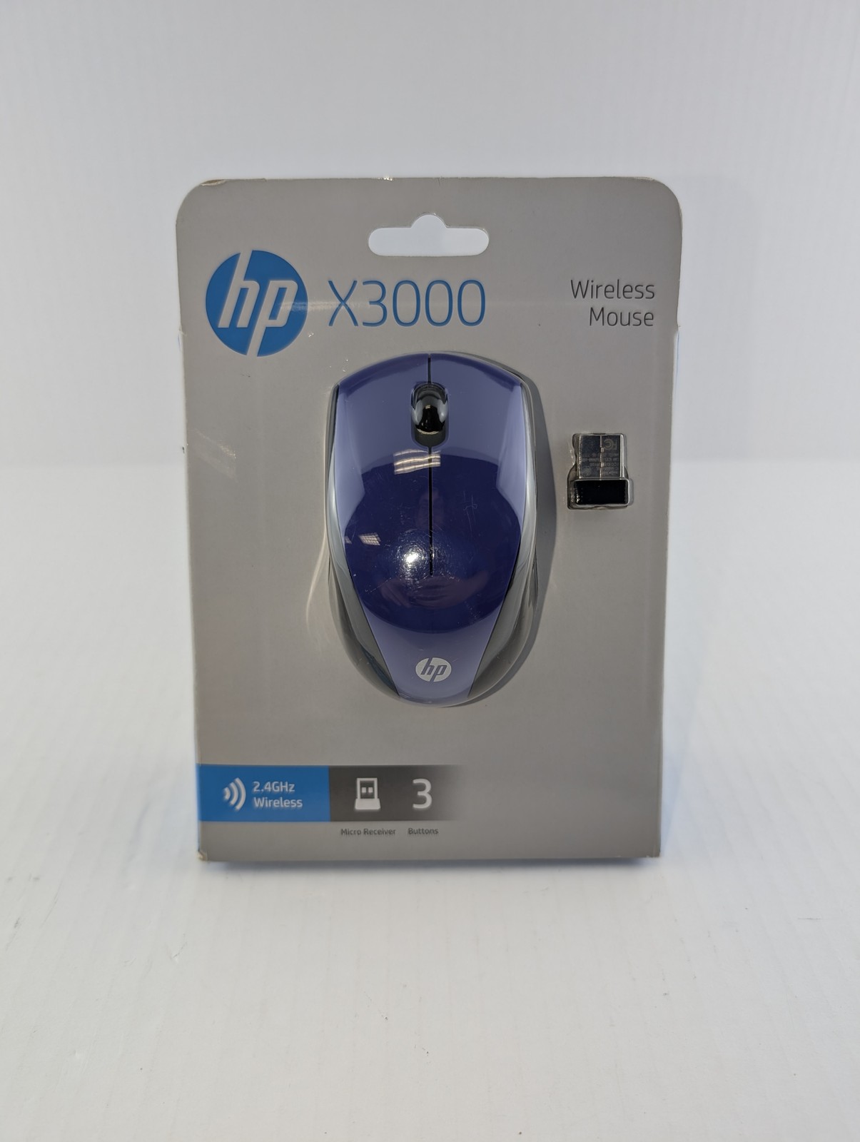 K5D29AA HP X3000 Purple Wireless Mouse