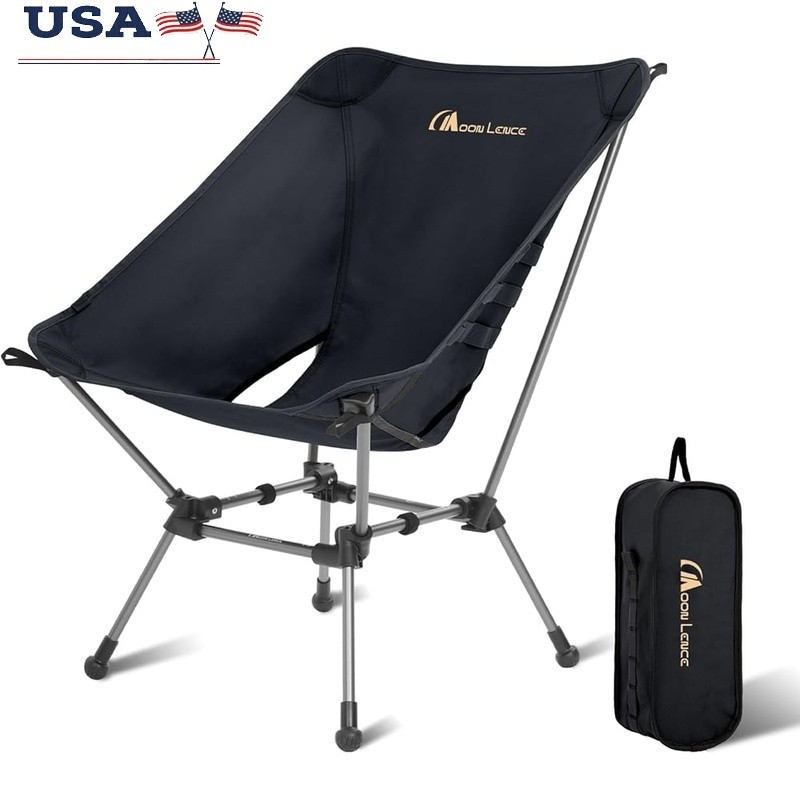 Folding Portable Chair 22 Inch Wide Heavy Duty Compact Outdoor Camp Chair New