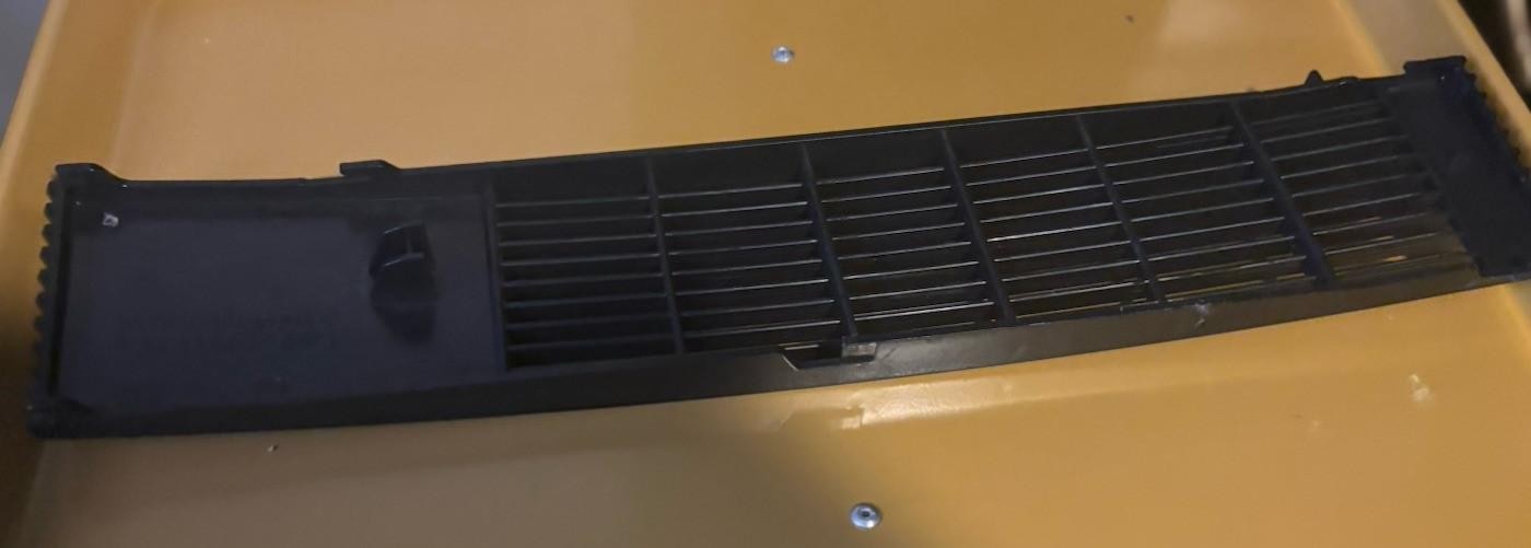 Oreck Air Purifier Part only Model Air Cleaner #21004-01-xxxx black grate cover