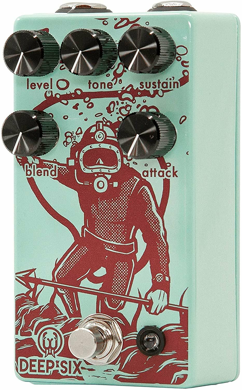 Walrus Audio Deep Six V3 Compressor Guitar Effects Pedal