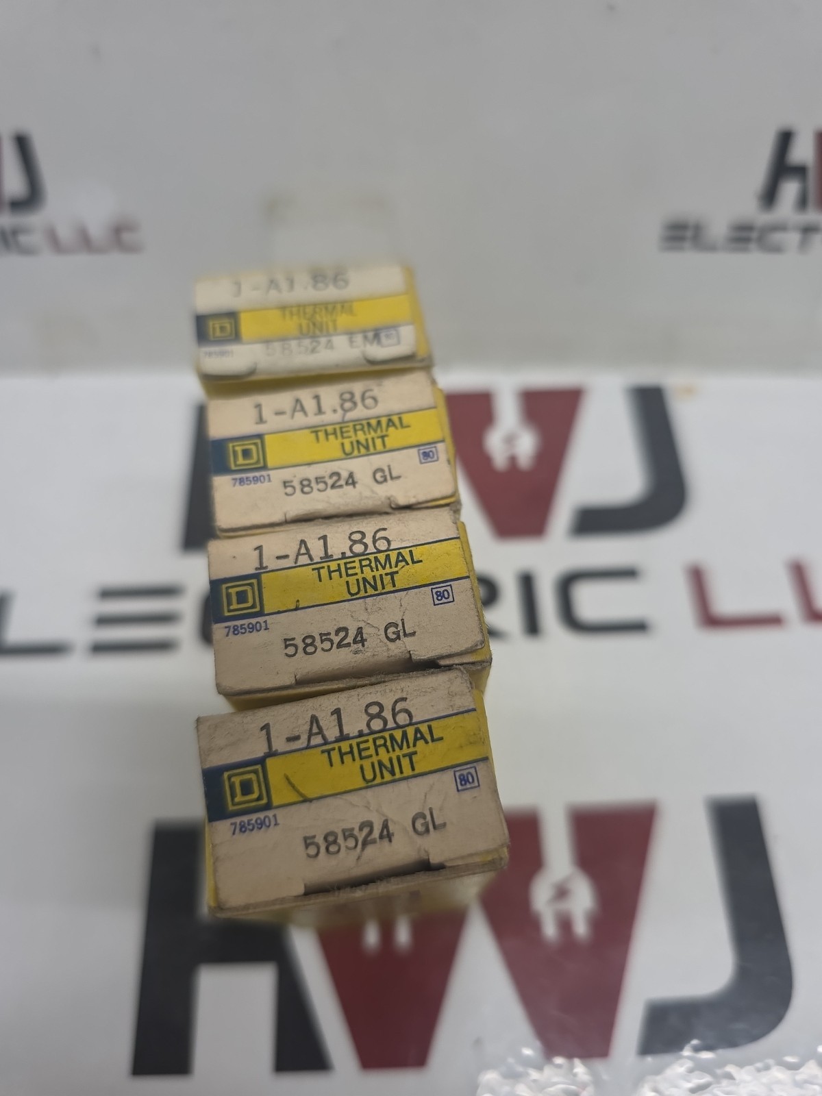 SQUARE D A1.86 Overload Relay Thermal Unit LOT OF 4