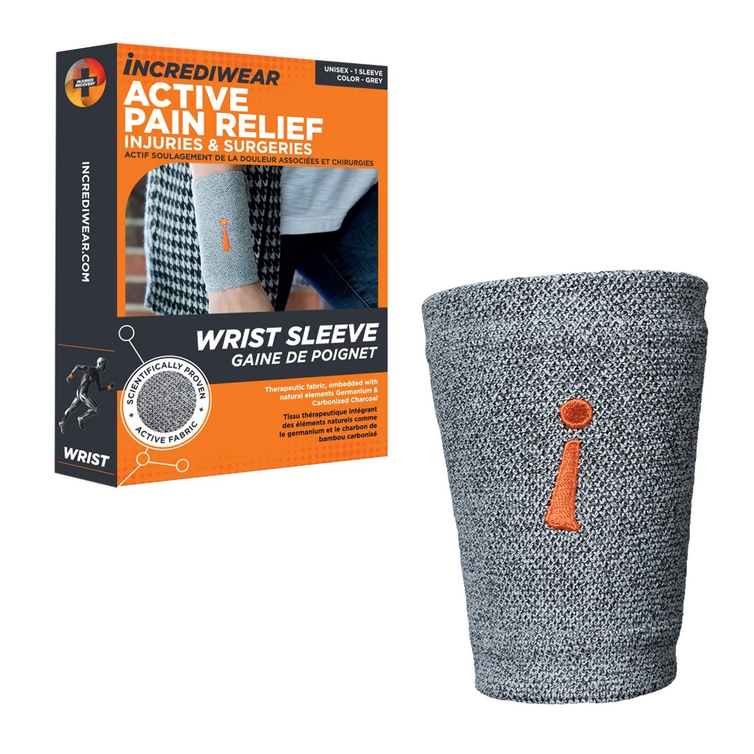 Incrediwear Wrist Sleeve – Wrist Brace for Women and Men, Helps with Infla