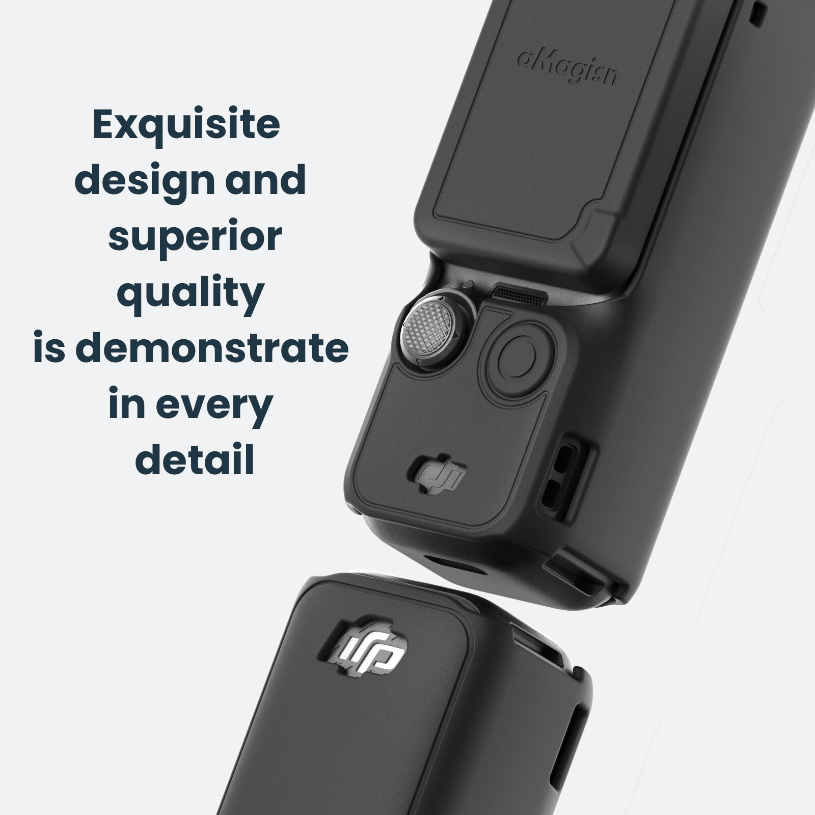 Protective Case for DJI Osmo Pocket 3 Lanyard Lens Cap