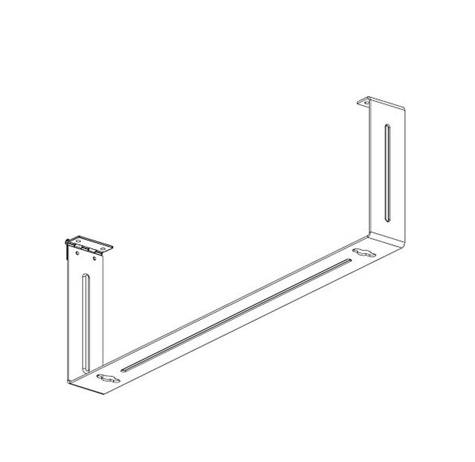 InstallerParts 1U Hinged Wall Mount Bracket for 12/24 Port Patch Panel - 19 i...