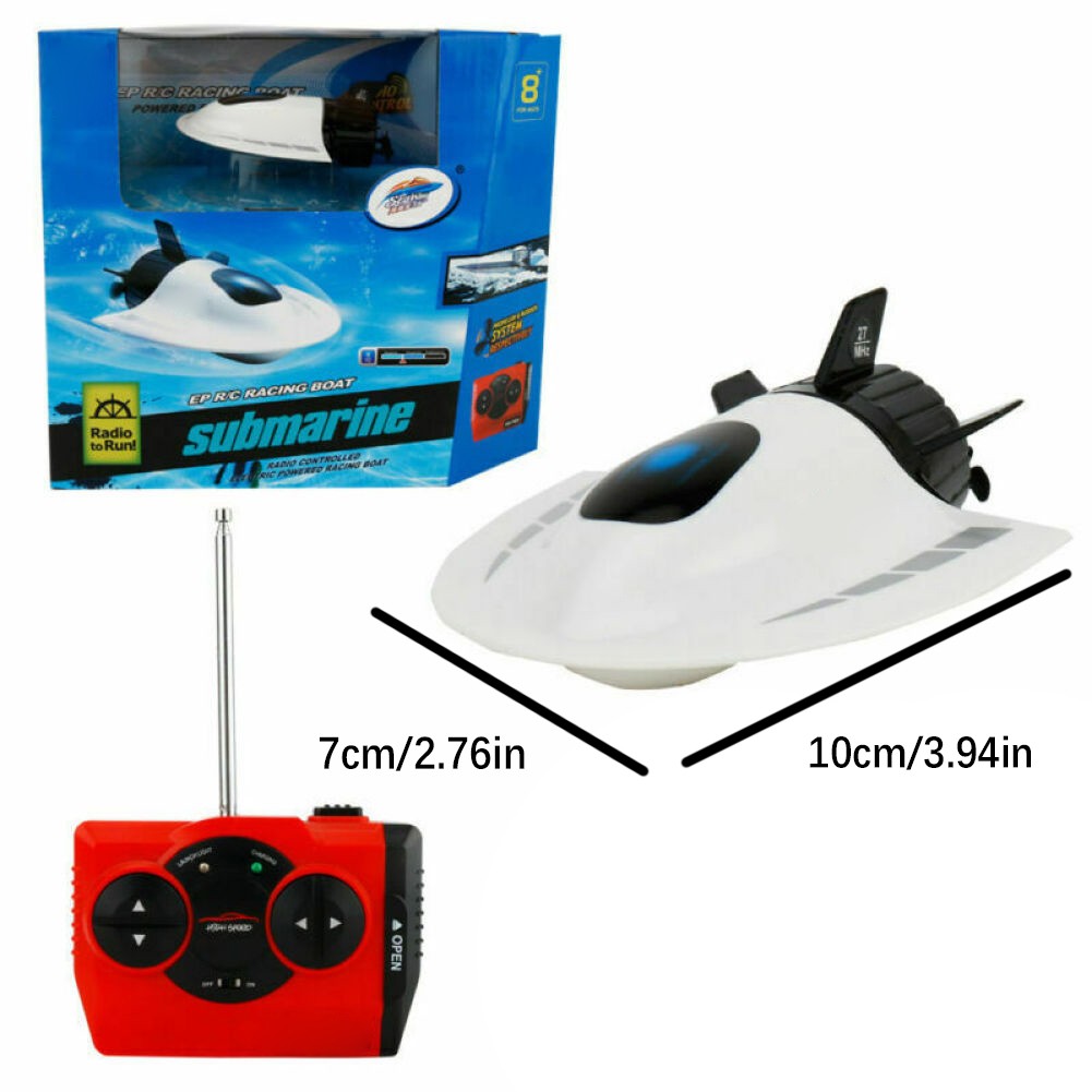 Underwater Sightseeing Model Boat Mini U-Boat RC Micro Submarine High Speed ww