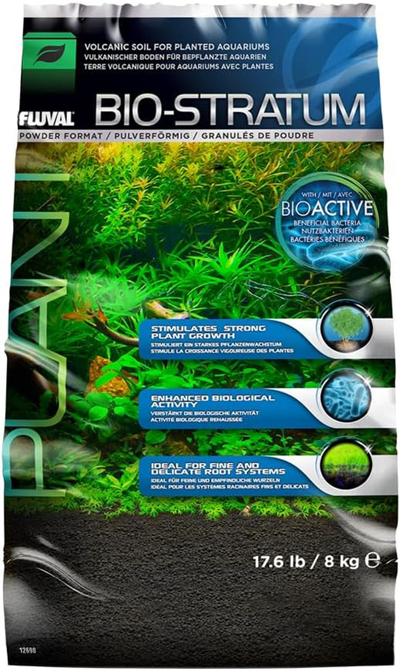 12698 Natural Mineral-Rich Volcanic Soil Bio Stratum for Planted Tanks, 17.6 Lbs