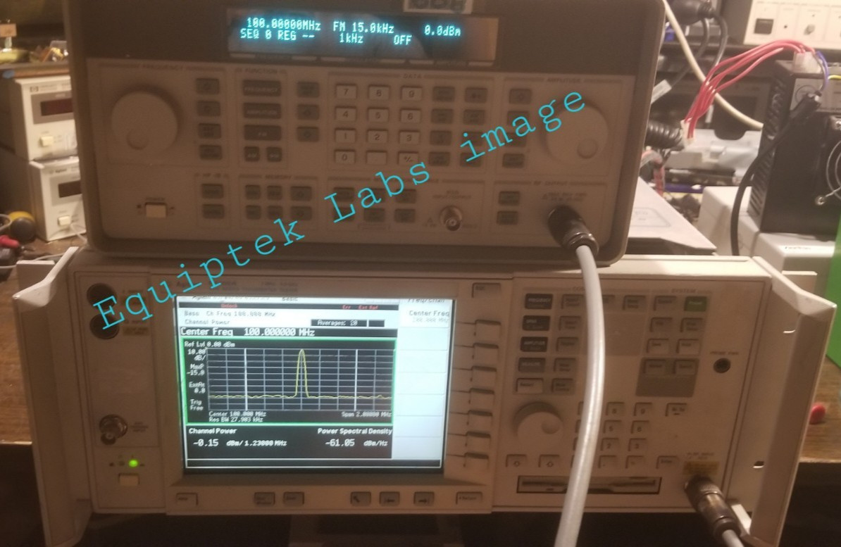 Agilent E4406A CDMA Transmitter Tester 4 GHz TESTED! OPTIONS BAC & BAF