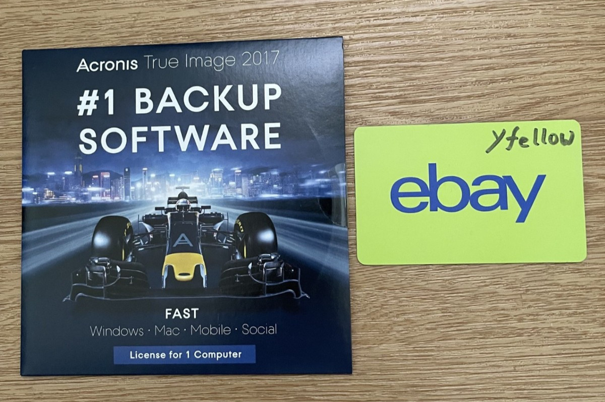 Acronis True Image 2017  1 Device Lifetime #1 Backup Solution