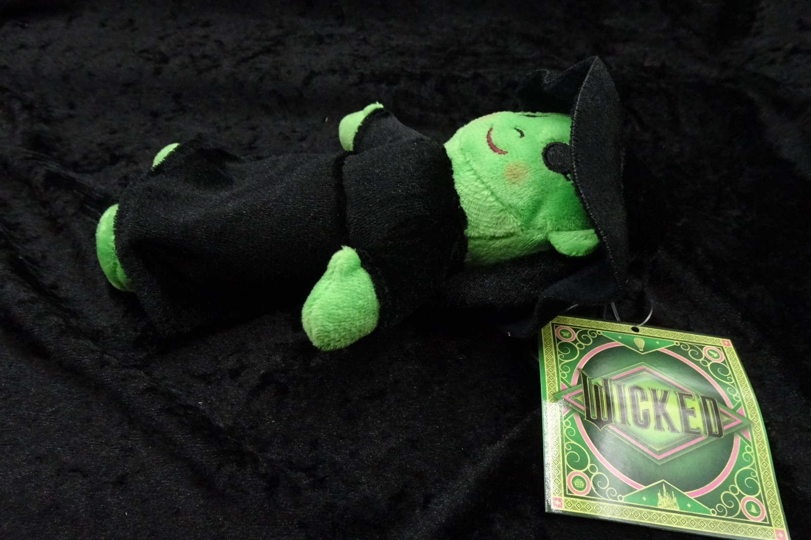 WICKED "ELPHABA &/or GLINDA" Plush Doll Zippered Keychain/Clip "You Pick" NWT