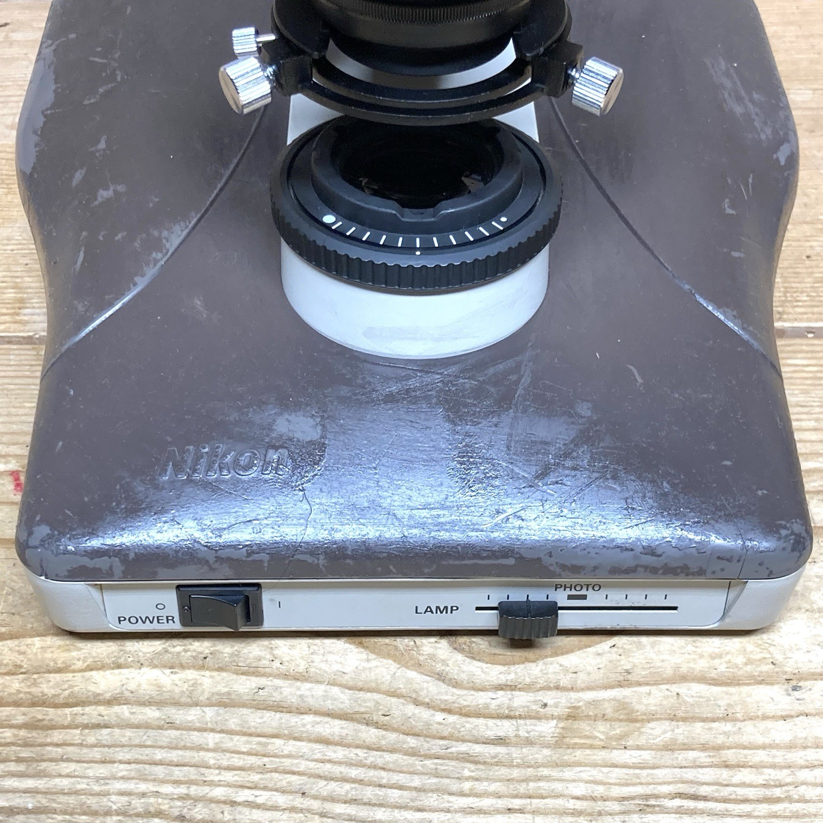 Nikon Labophot 2 Binocular Microscope W/ 3 Objectives - READ DESCRIPTION