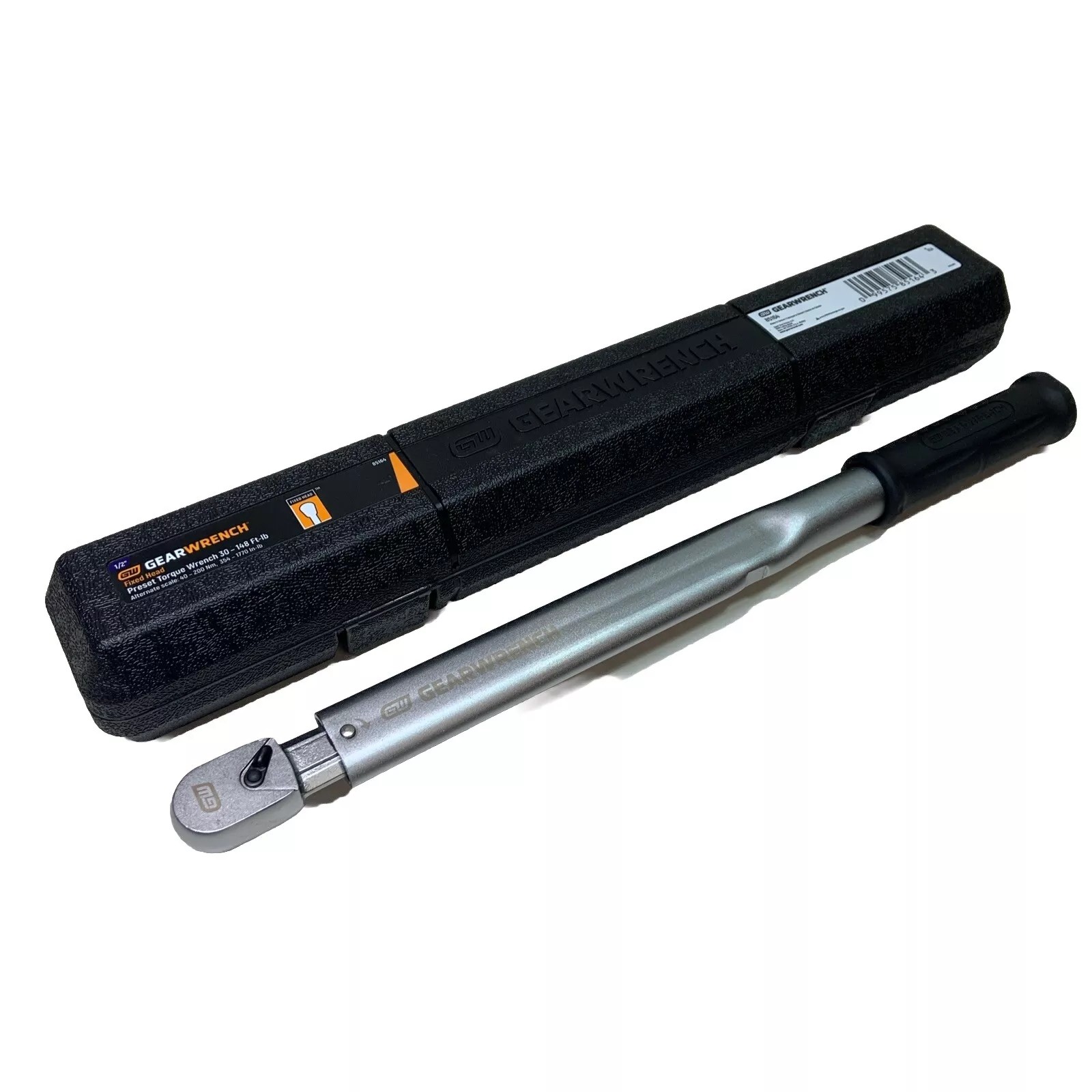 GearWrench 1/2 Drive Micrometer PRESET Torque Wrench 40-200Nm 30-148Ft/LB 85164