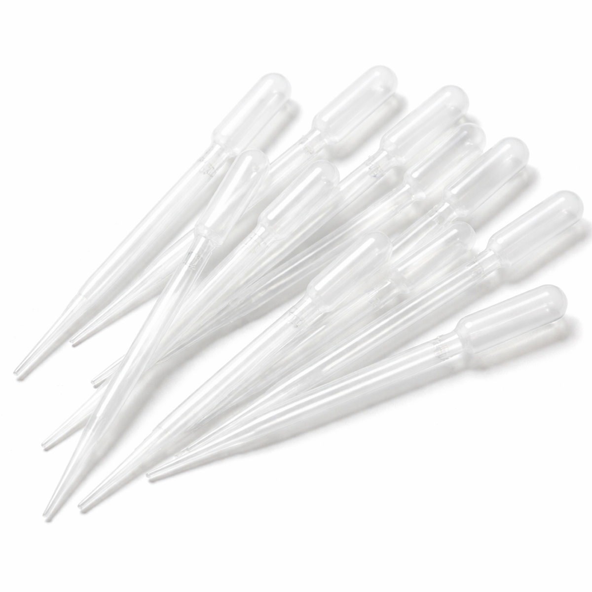 3ML Plastic Pipettes Disposable Eye Dropper Pipettes, Premium  - 100 PCS