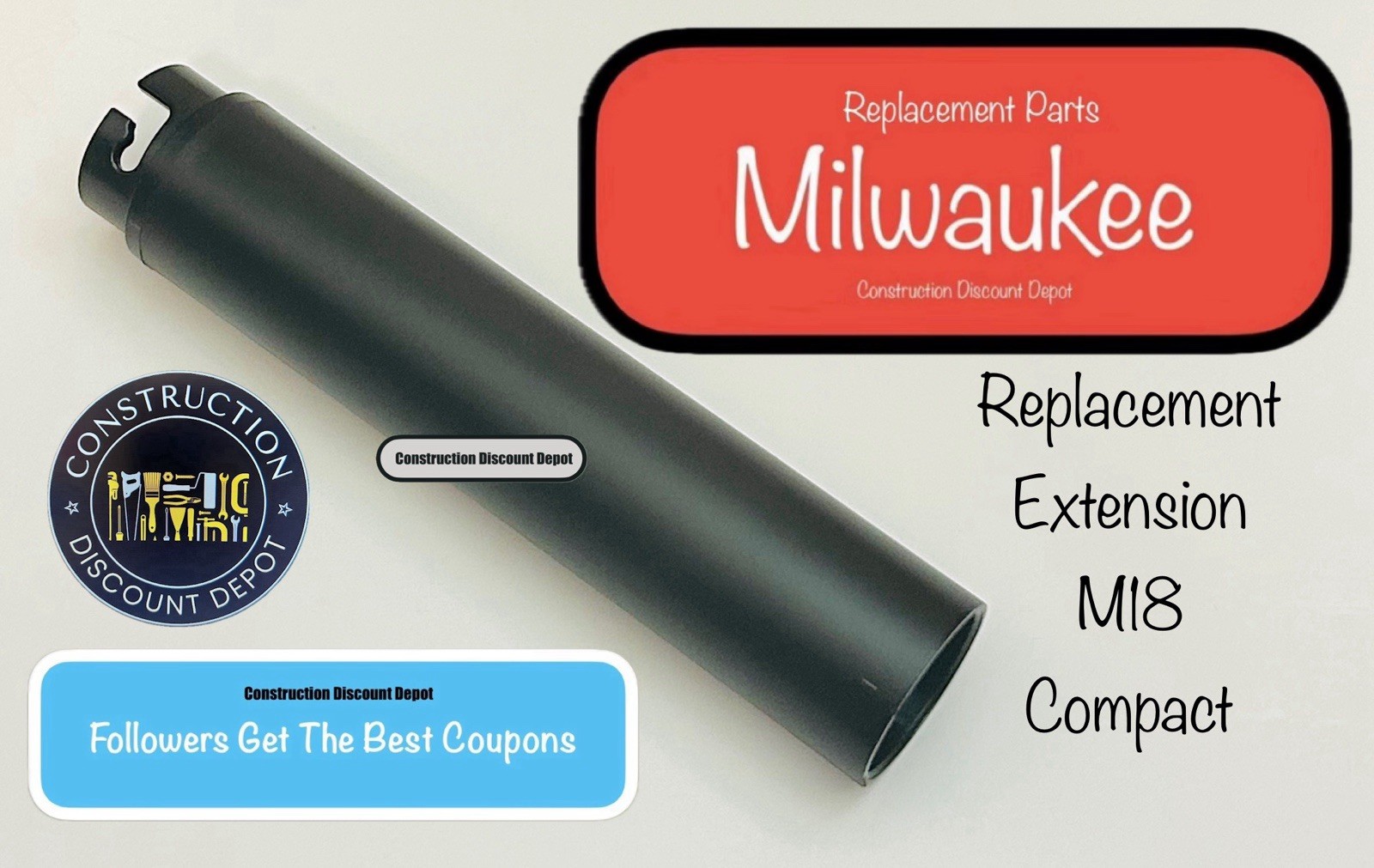 Milwaukee 43-24-0155 Replacement Extension Tube For M18 Compact Blower 0884-20