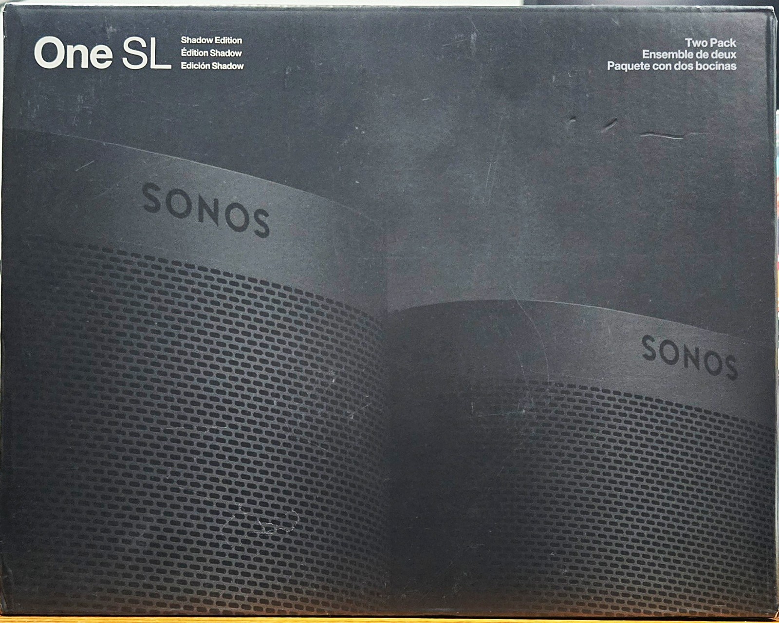 Sonos SL Shadow Edition Set Wireless Smart Speakers Pair - Black BSOSLUS1SDHB