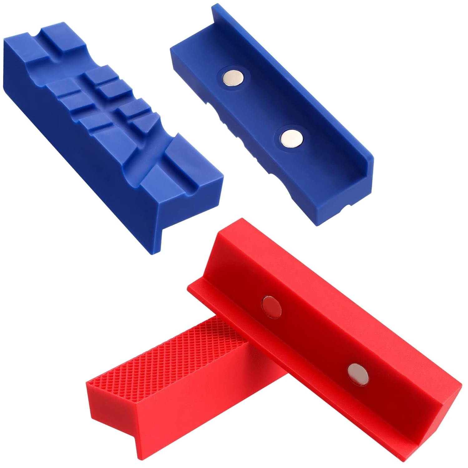 Protective Vise Jaw Covers - Multi-Groove & Waffle Surface