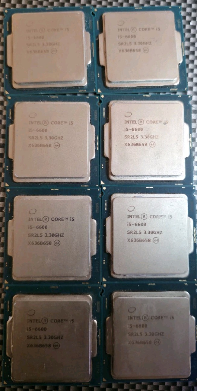 Lot Of #8 Intel Core i5-6600 SR2L5 3.30GHz 4-Core/4-Thread LGA1151 Desktop