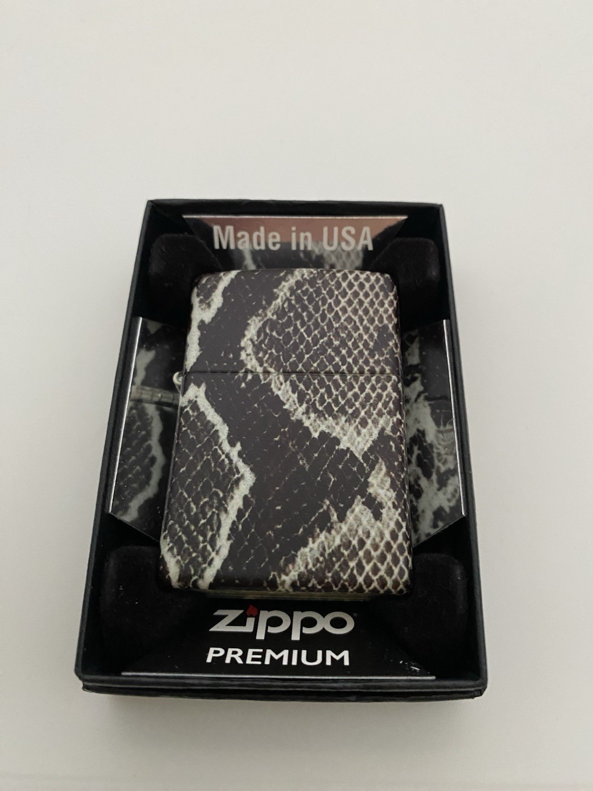 Zippo Snakeskin 540 Wrap On A 2022 Lighter