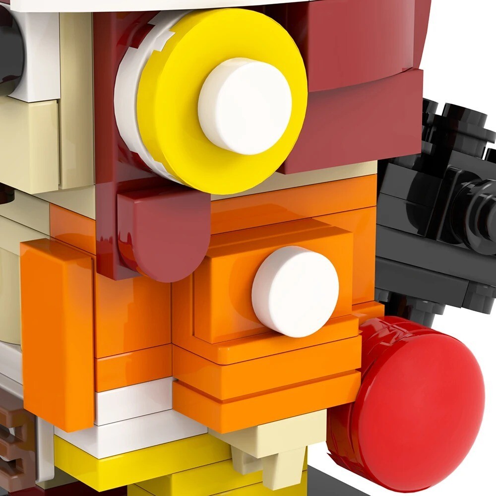 MOC Lego: Usopp One Piece Brickheadz Style Perfect Gift Fast Shipping