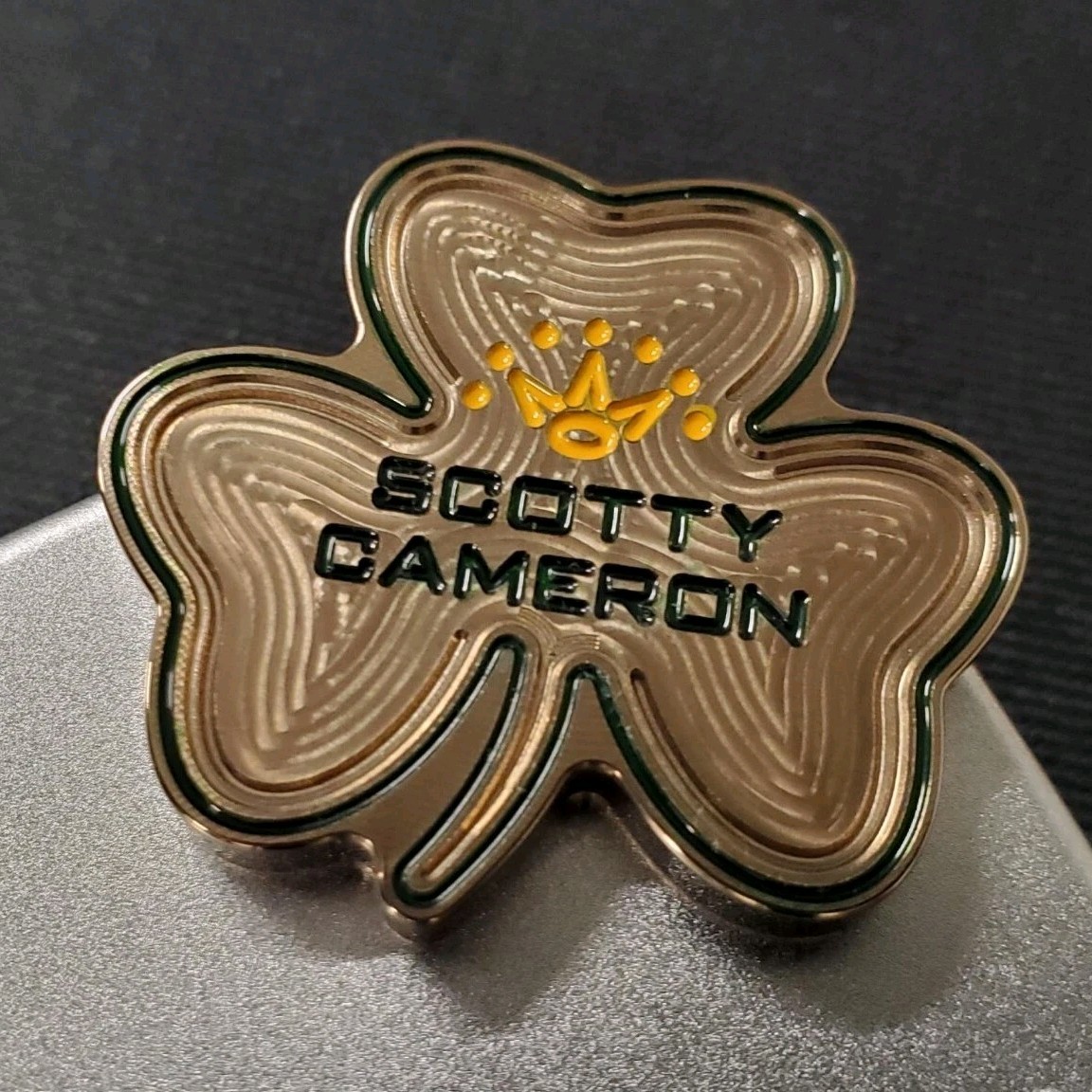 SCOTTY CAMERON BRONZE CLOVER BALL MARKER COIN GALLERY ONLY