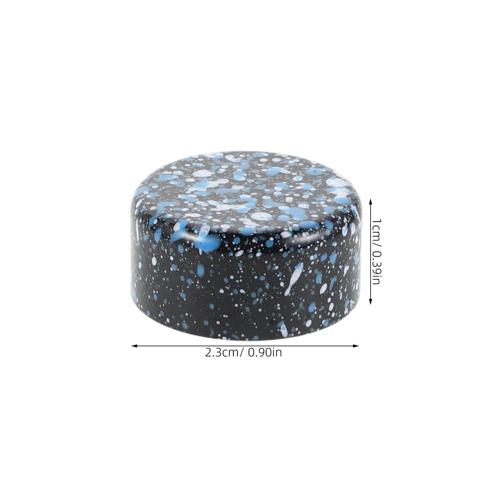 3Pcs Blue Guitar Effect Pedal Footswitch Cap Textured Surface for Secure Grip