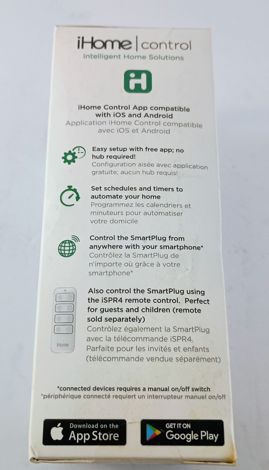 iHome iSP6WC Wifi Smartplug Home for iOS or Android