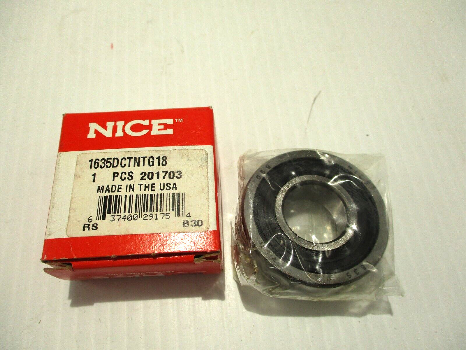 NEW NICE 1635DCTNTG18 SEALED BALL BEARING USA