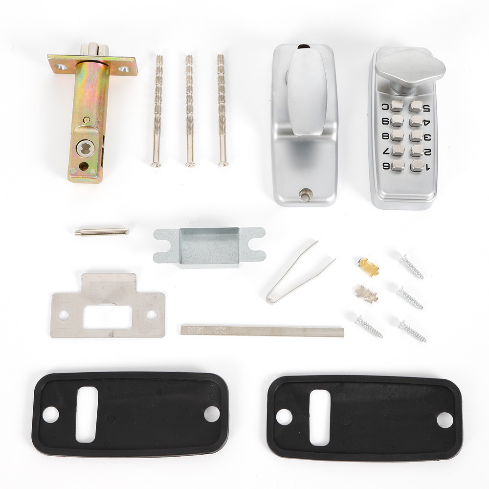 Digital Mechanical Door Lock Keyless Entry Exterior Combination Code Waterproof