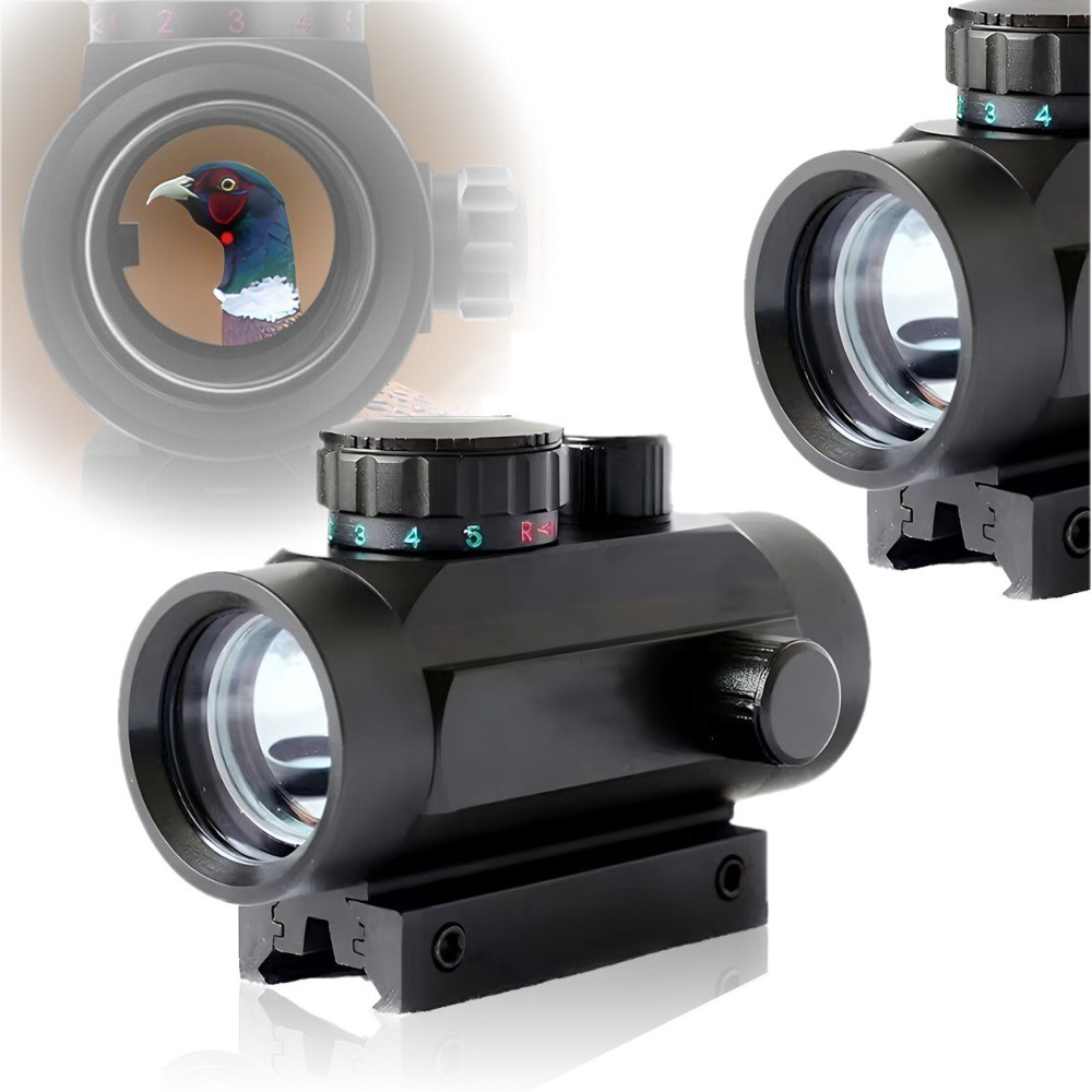 1x40 Tactical Optics Red Green Dot Sight Scope Picatinny 11mm/20mm Rail Mount US