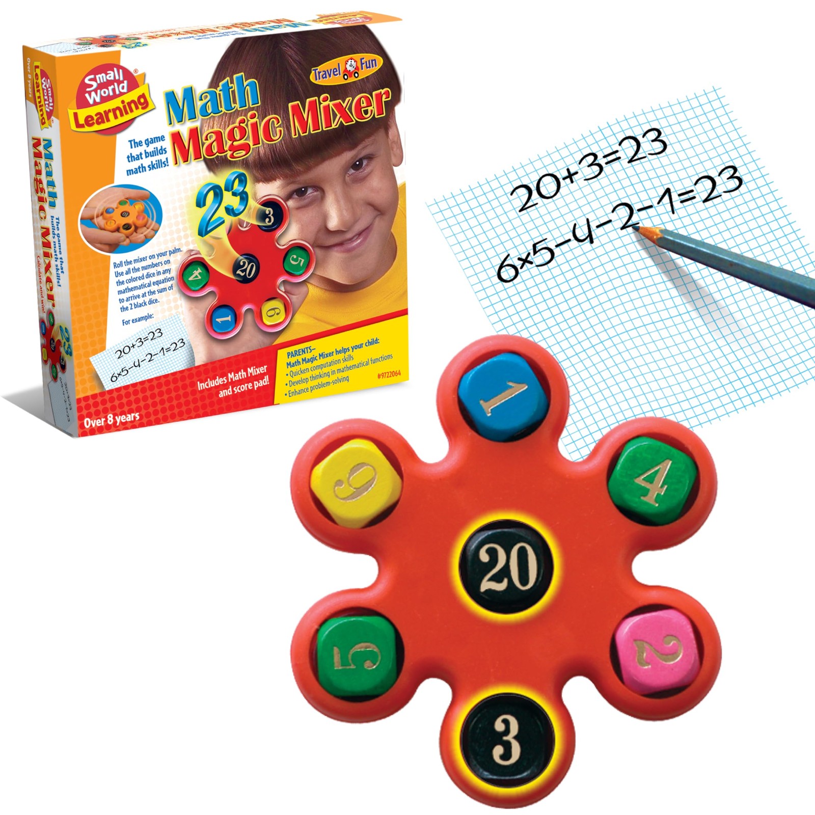 Small World Creative Math Magic Mixer Educational Game Small, Multicolor
