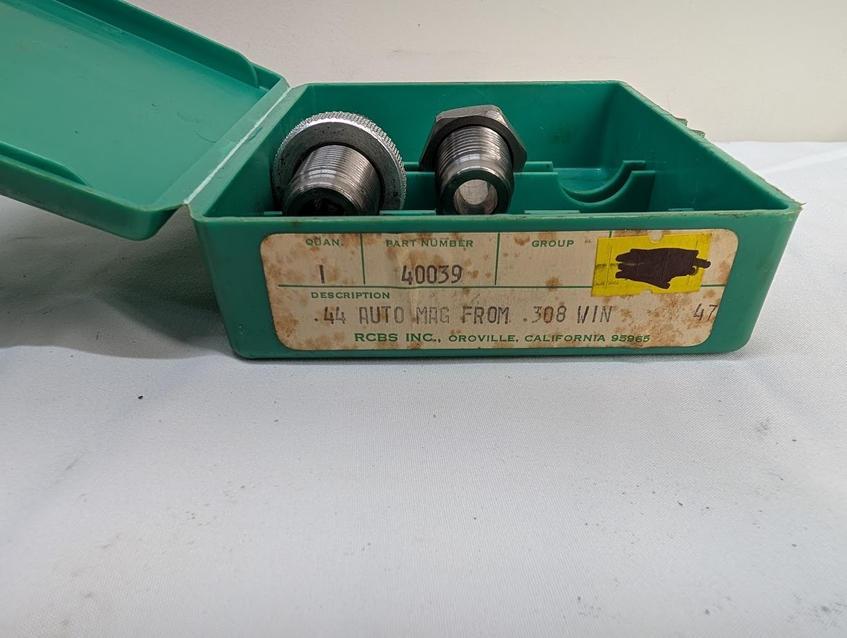 RCBS .44 Auto Mag From 308 Win Reloading 2 Die Case Forming Set 40039 FREE SHIP