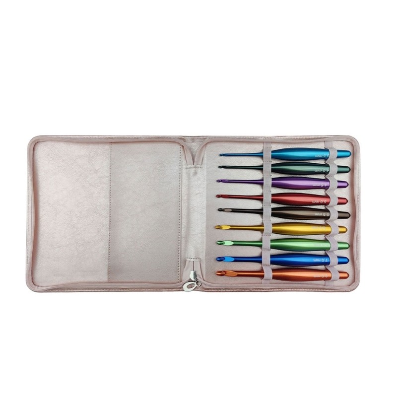9 Pcs Crochet Hook Set Knitting Needle Practical Crochet Needle for Handicrafts