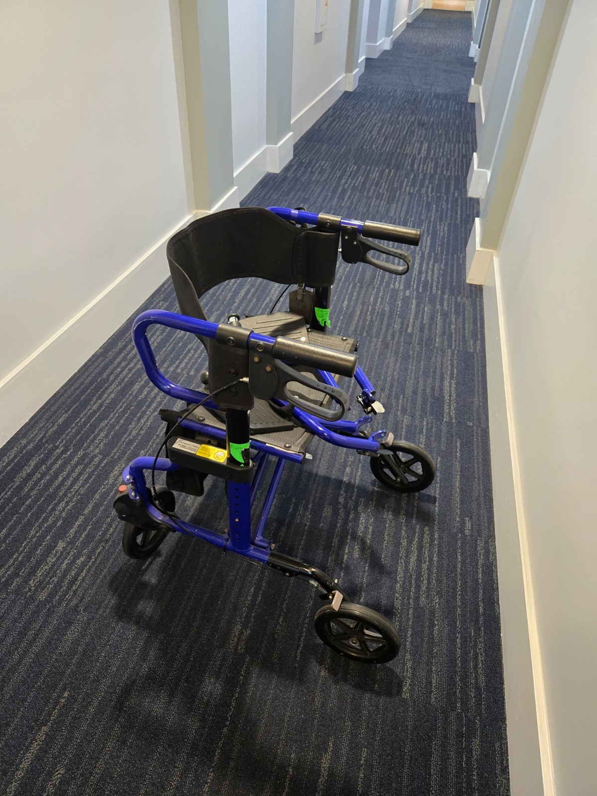 Gently Used - Lumex Hybrid Rollator Walker Converts to Wheelchair