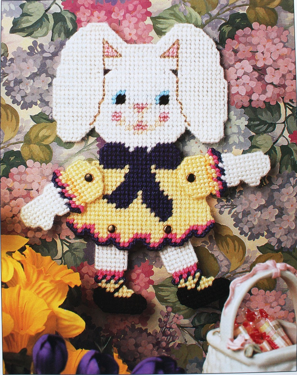 Rabbit Wall Hanging Plastic Canvas Patterns Annies Club HomeDecor