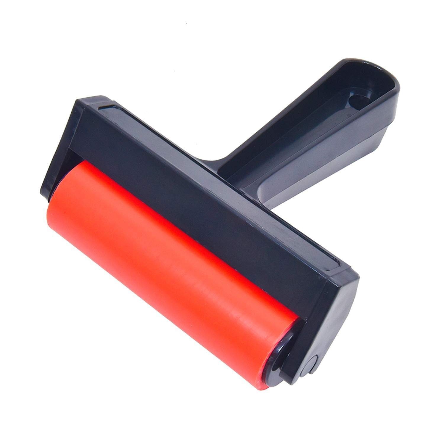 Rubber Roller, Diamond Painting Accessories, 4inch Rubber Brayer Roller for P...
