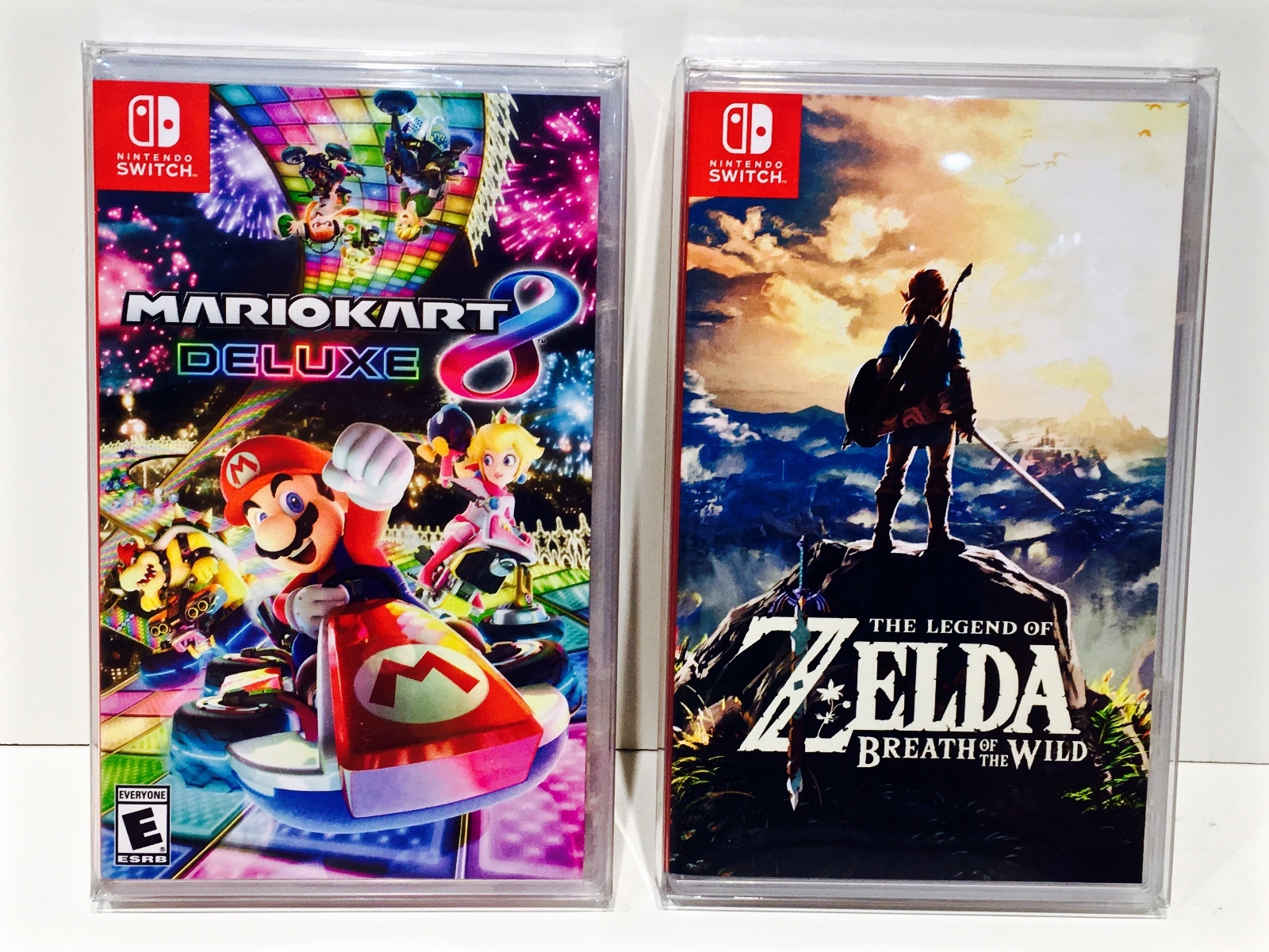 10 Box Protectors for NINTENDO SWITCH Video Games Custom Display Case Sleeve