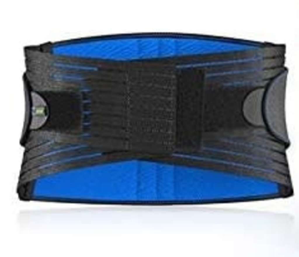 Actimove Back Support 4 Stays Adjustable Double Layer Compression X-Large Black