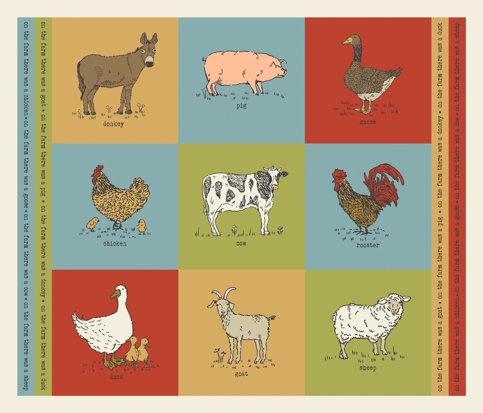 Storybook Farm Panel Quilt Pattern