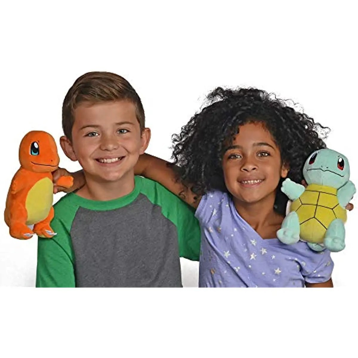 20CM Cute Pokémon Plush Starter 3 Pack - Charmander, Squirtle & Bulbasaur Genera
